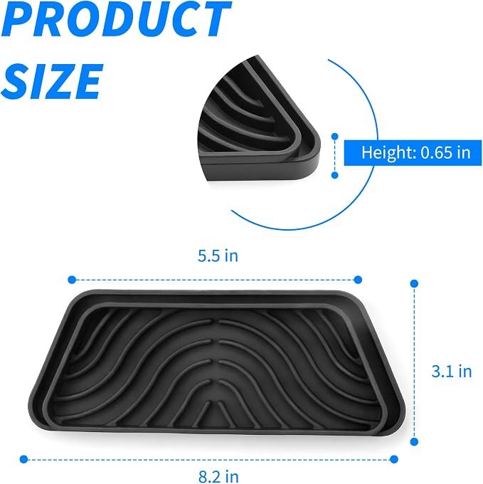 2 Pack Silicone Refrigerator Drip Tray Catcher – Universal Fridge Water and Ice - Image 7