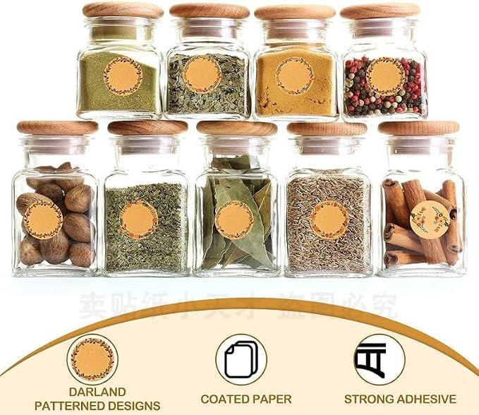 500 Pcs 2" Canning Jar Labels Stickers, Mason Jars Lids Spice Labels Bottle - Image 5