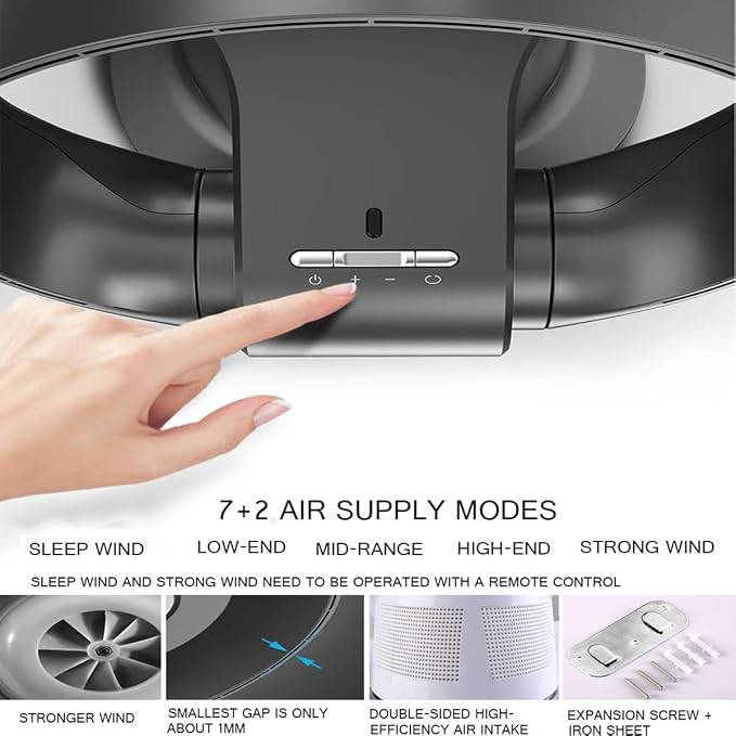 Bladeless Wall Mounted Fan - Image 4