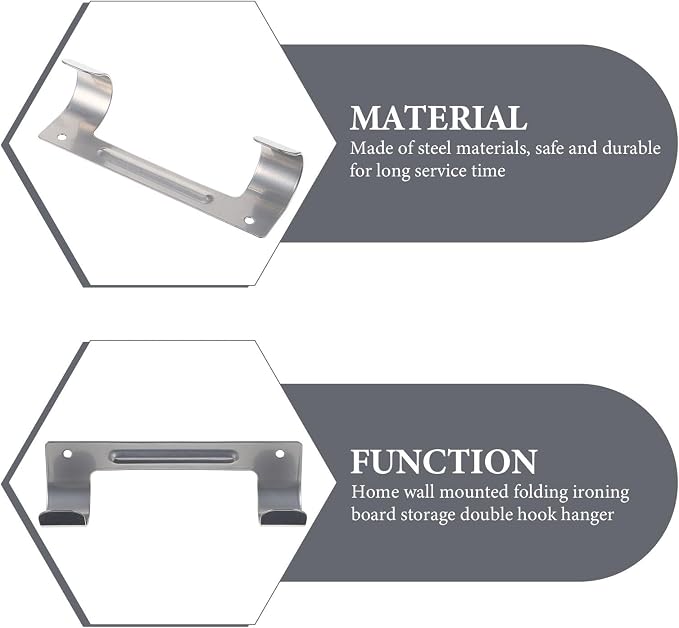 Lurrose Wall-Mount Ironing Board Holder - Image 5
