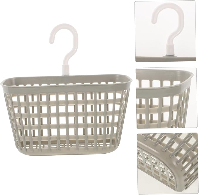 LIFKOME Rotatable Hook Storage Hanging Basket Plastic Kitchen Bathroom - Image 9