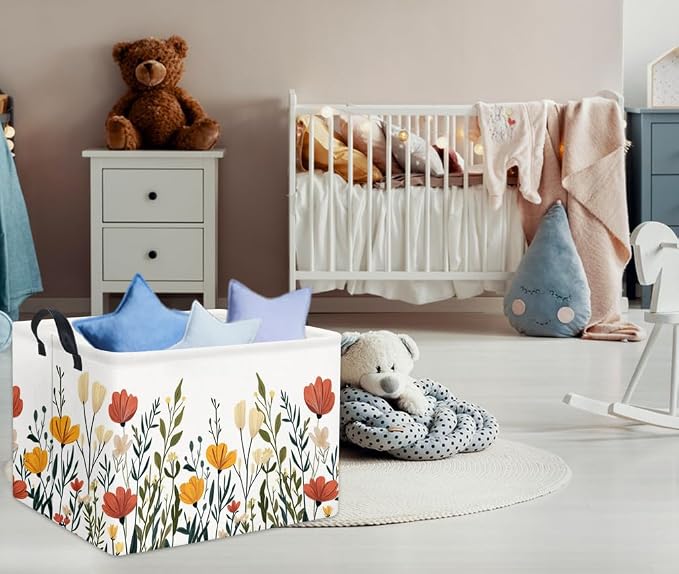 Rectangular Baby Kids Storage Basket - Image 4