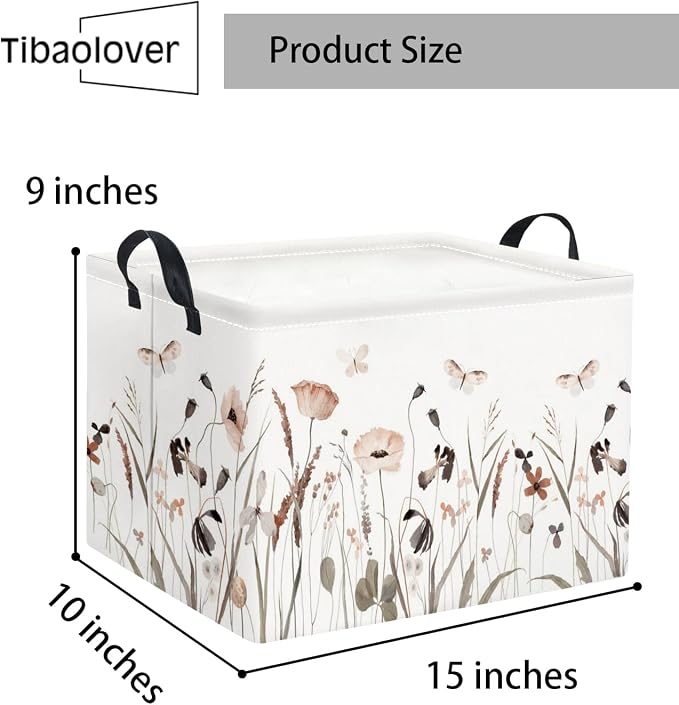 Rectangular Kids Storage Bin Gift Basket Baby Organizer Shelf Book Basket Room - Image 6