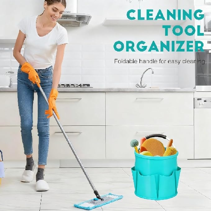 Cleaning Caddy for Cleaning Supplies, 17L Cleaning Supply Caddy - Image 3