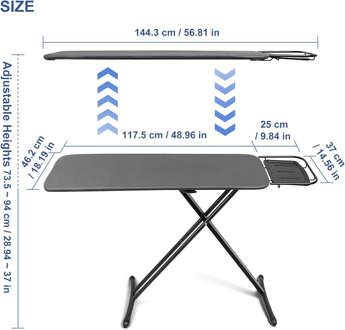 Duwee 18"x46" Ironing Board - Image 2