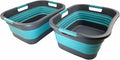 SAMMART 30L Collapsible Plastic Laundry Basket by SAMMART