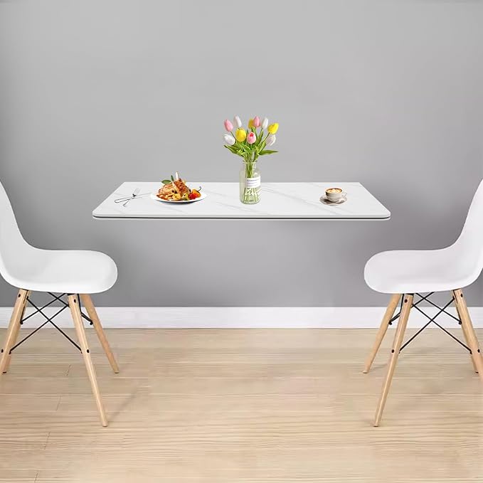 31.5×15.75in Wall Mounted Folding Table - Image 5