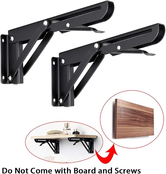 Sumnacon Sturdy Folding Shelf Brackets - Image 5