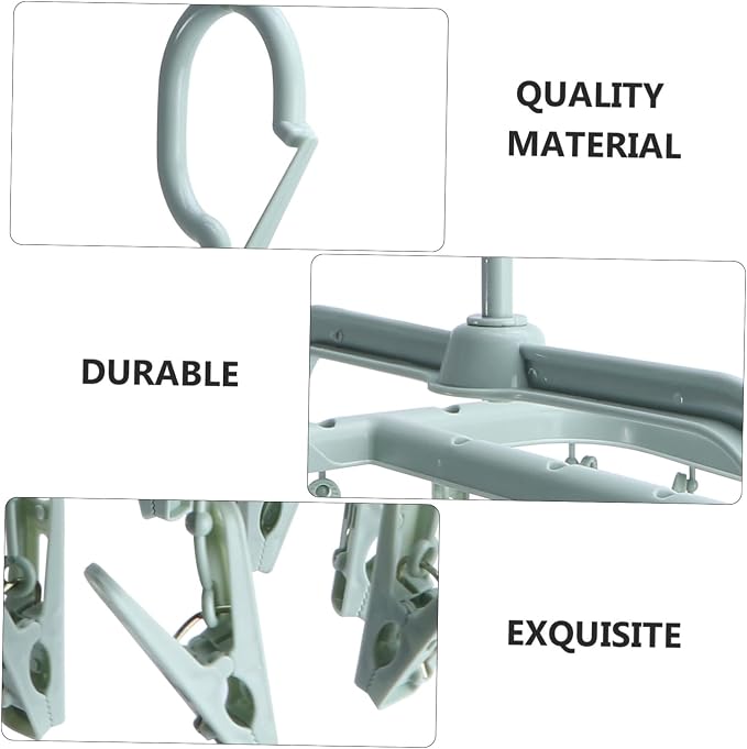 Foldable Plastic Clip Drying Rack - Image 7