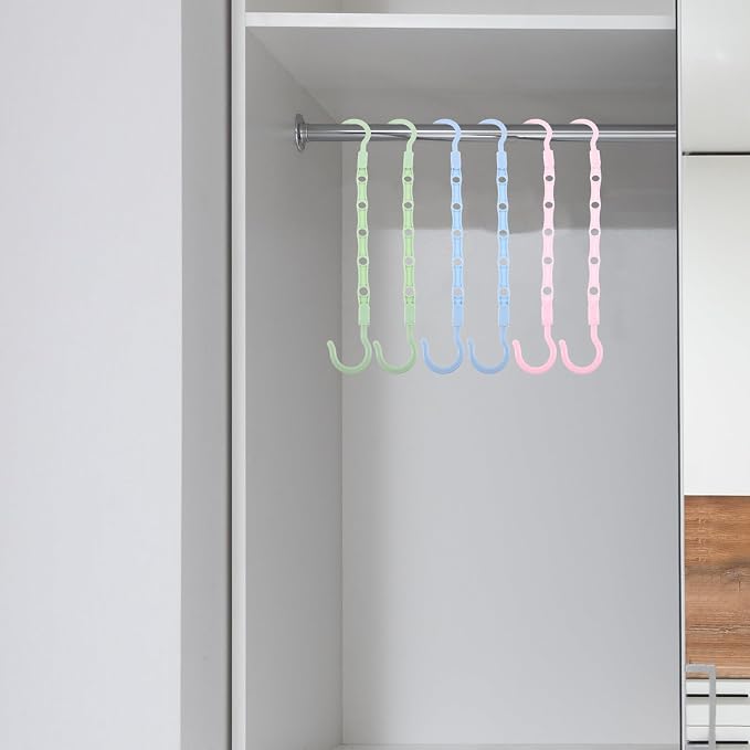 Veemoon 6pcs Space Saving Clothes Hangers Set - Image 5