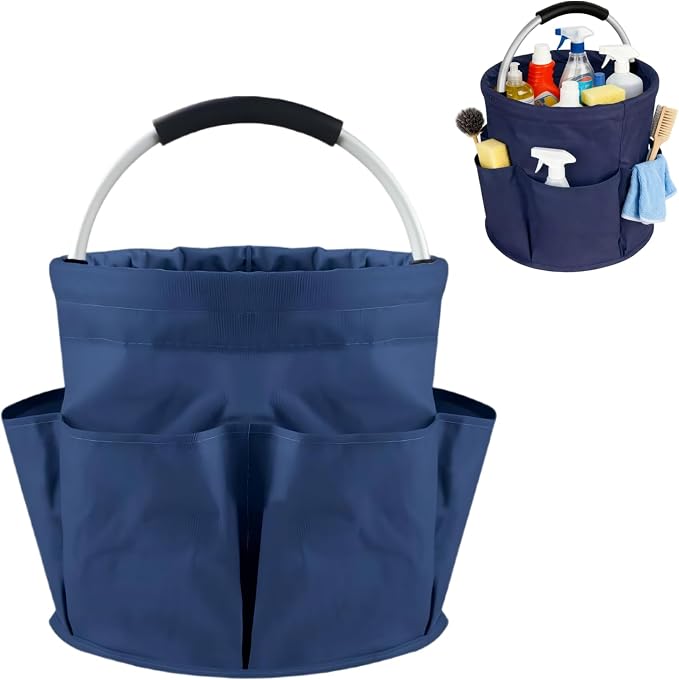 17L Cleaning Caddy with Handle, Portable Picnic Basket, Apple Picking Basket by Unknown