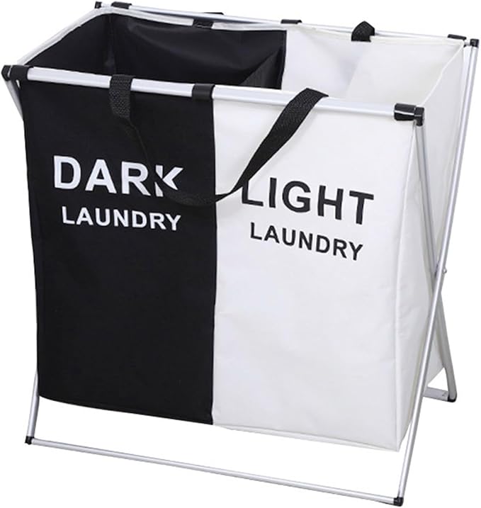 Two Grids and Three Grids Collapsible Laundry Sorter Hamper by Unknown
