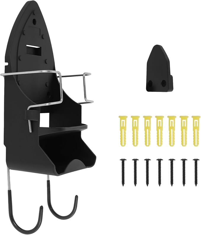 Iron Board Hanger Wall Mounted, Iron and Ironing Board Storage Organizer by Unknown
