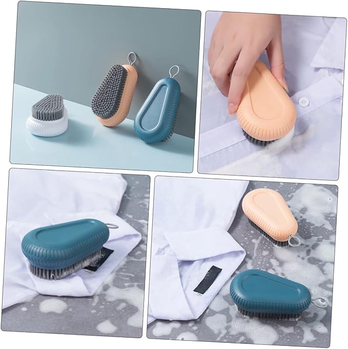 3pcs Soft Bristle Laundry Brush Set - Image 3