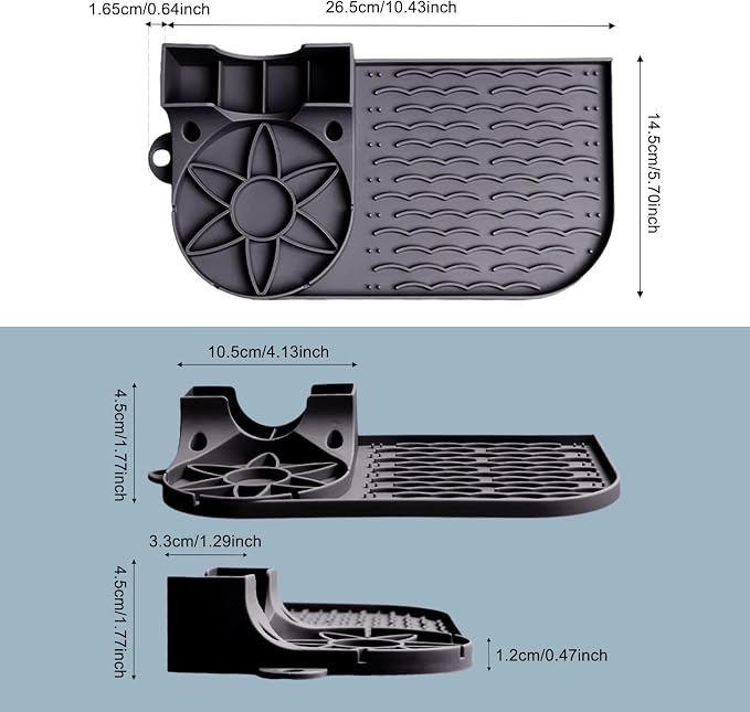 Bottle Drying Rack for Stanley, Water Bottle Drain Pad for Owala Thermos Cups - Image 4