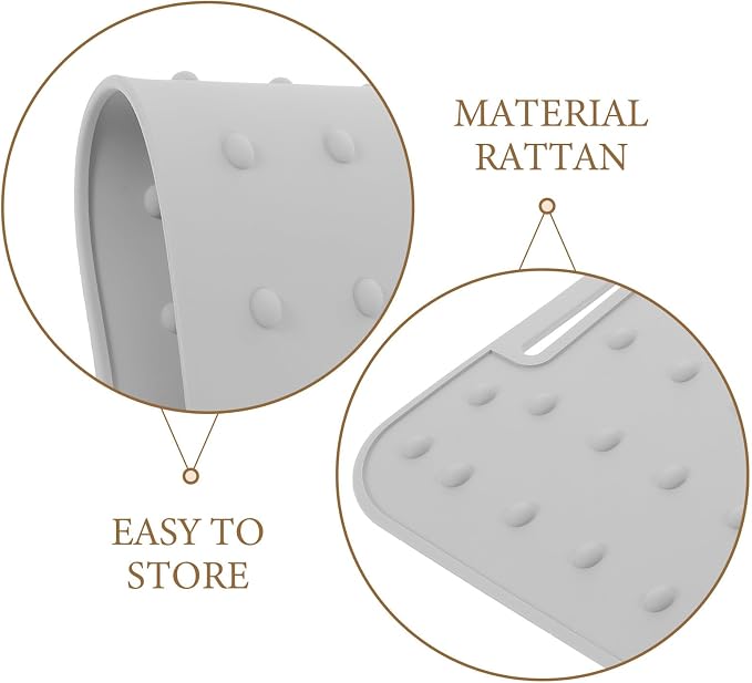 Iron Rest Pad: Portable Heat Resistant Silicone Ironing Pad - Image 3