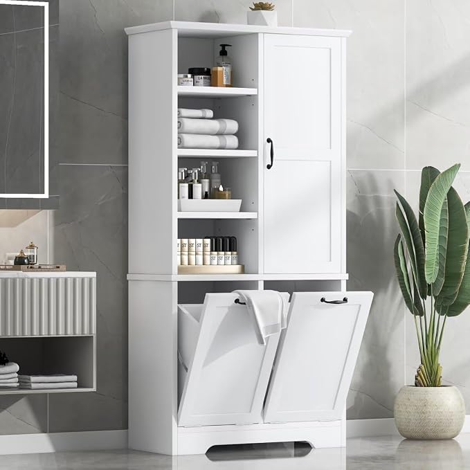 68" H Bathroom Storage Cabinet - Image 3