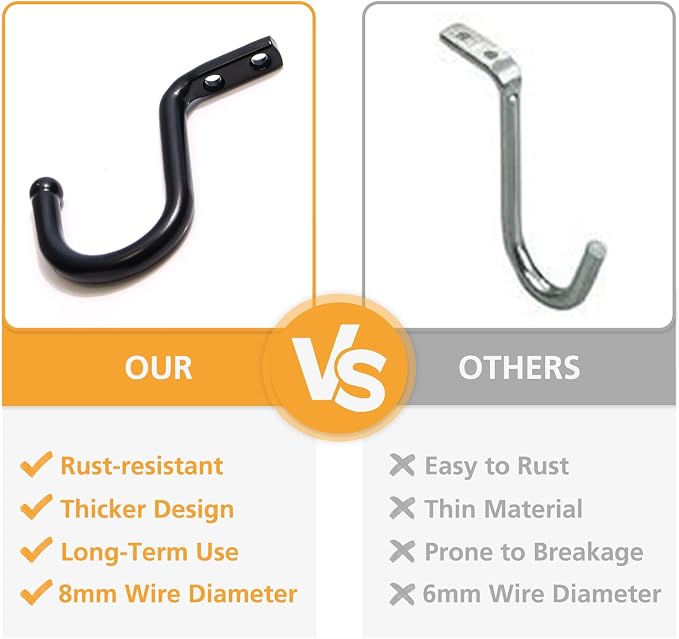 Closet Rod Bracket 4 Pcs Closet Rod Center Supports Hanger - Image 3