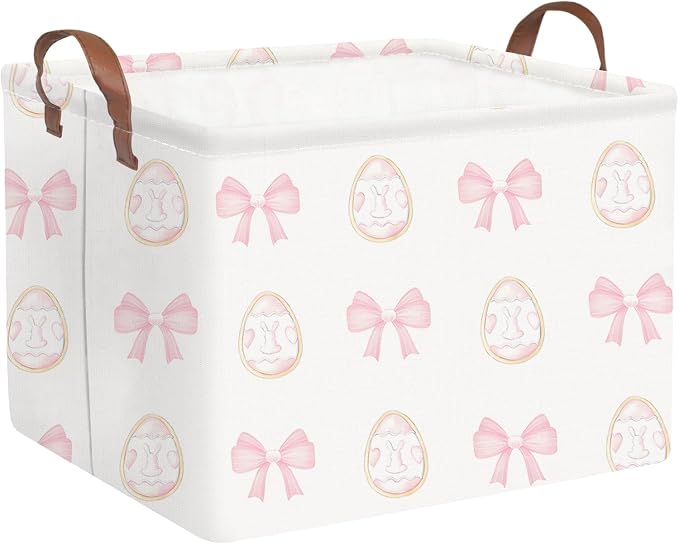 FXOLCSHE Rectangular Easter basket, Nursery Hamper, Collapsible waterproof baby by FXOCSHE