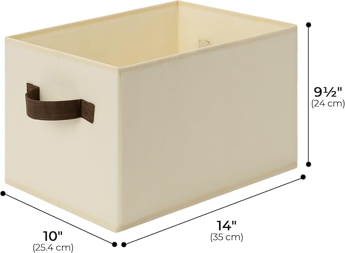 Cupic Cupid Storage Bins Closet, Fabric Closet Organizers and Storage, Large - Image 3