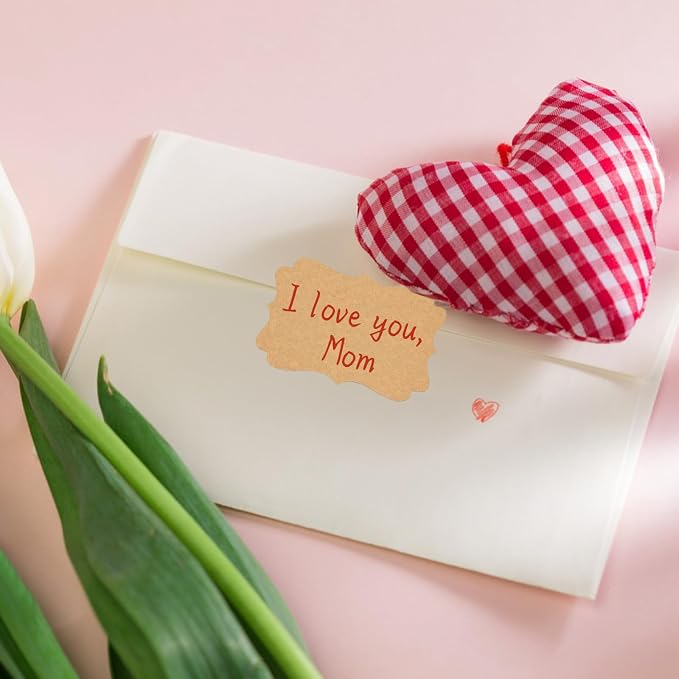 2" x 3" Kraft Paper Gift Labels Stickers, - Image 8