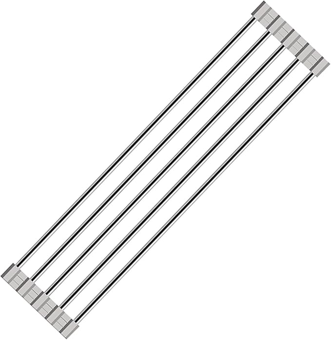 Ahyuan Roll up Dish Drying Rack Over The Sink Kitchen Roll up Sink Drying Rack by Ahyuan