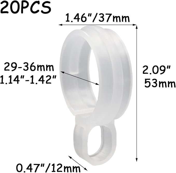 HEVSTIL 20 Pack Windproof Hooks - Image 2