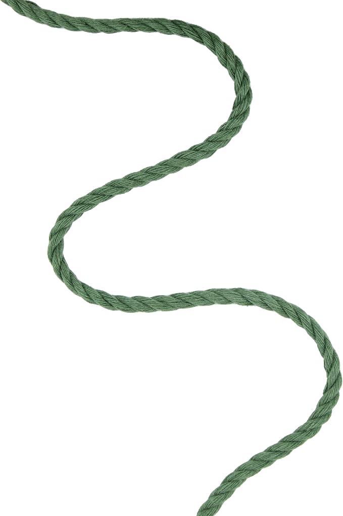 3 Ply Twisted Macrame Cord 3mm x 109Yards 100% Natural Cotton Like Macrame Rope - Image 3