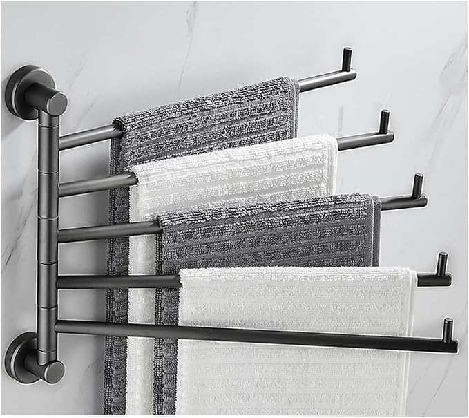 Modern Swivel Towel Rack Bar Rails by Unknown