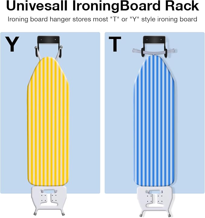 2 Pack Ironing Board Wall Mount Ironing Board Hanger Wall Mount - Image 4