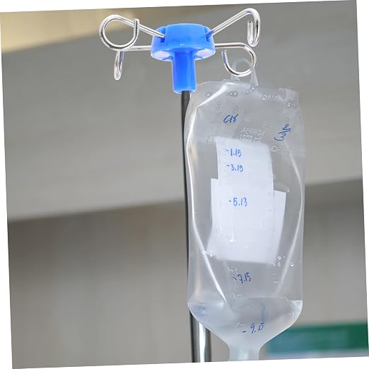 PRETYZOOM Stainless Steel Infusion Stand Hook Vertical Drip Rack Accessory - Image 4