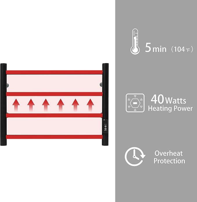 KEG Towel Warmer Wall Mounted - Image 2