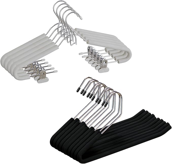 Spring Fever Foam Padded Clothes Hangers Clips by SpringFever