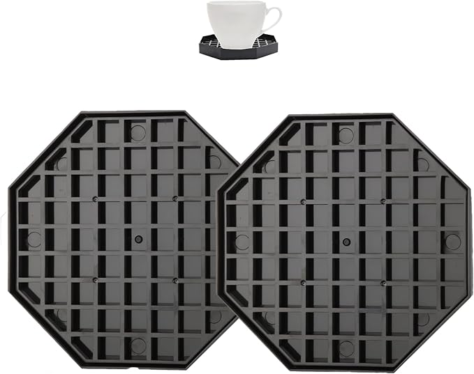 Drip Trays, 5.3" Octagonal Coffee Drip Tray, CoffeeTray by JUSJAHLY