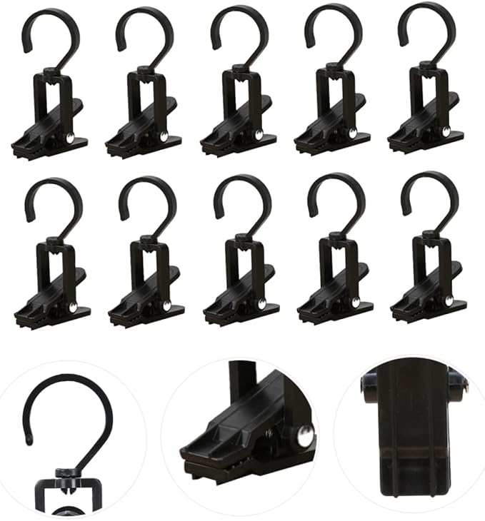 balacoo Camping Hook Clip Set 10pcs Windproof Hangers Clips - Image 7