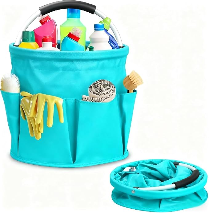 Cleaning Caddy for Cleaning Supplies, 17L Cleaning Supply Caddy by Ashmacdo