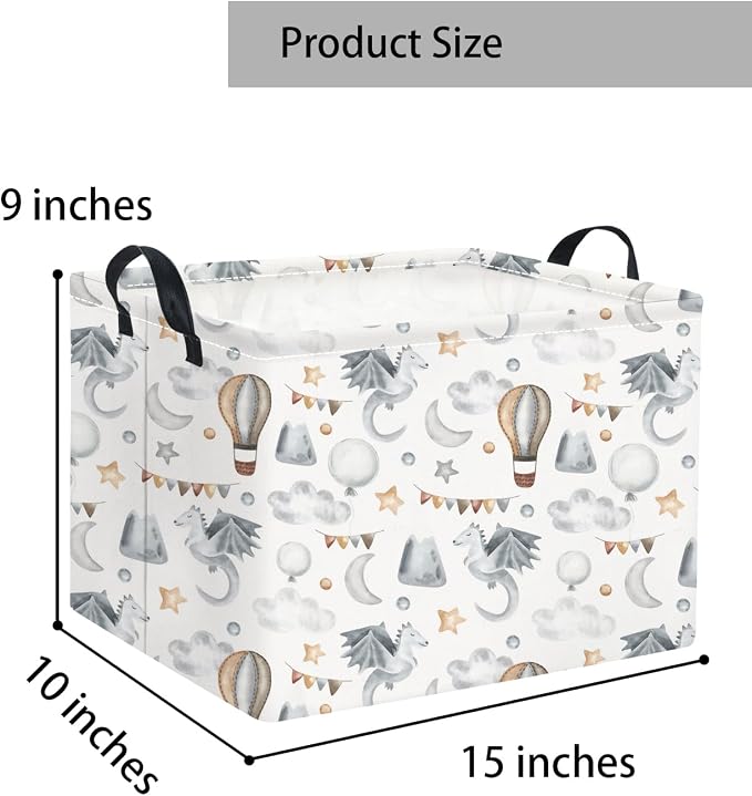 Rectangular Baby Kids Storage Basket - Image 6