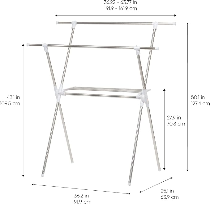 IRIS USA Foldable Drying Rack - Image 2