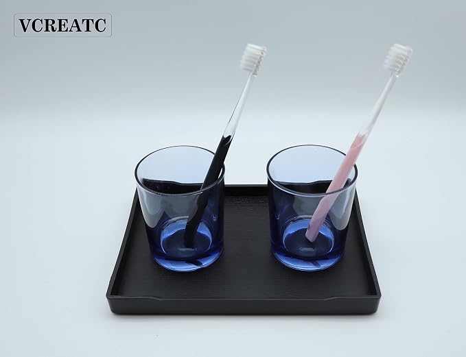 Small Black Mini Serving Tray for Serving Accessory, Perfume or Display Use. - Image 6