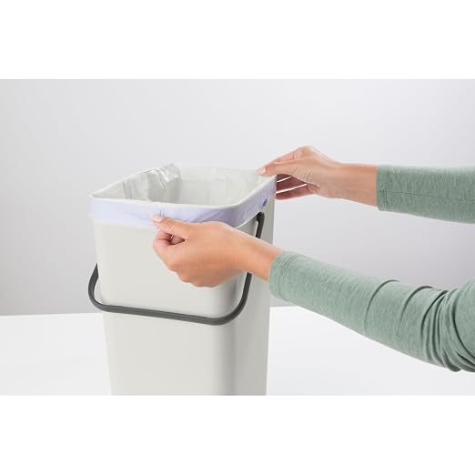 Brabantia Sort & Go Kitchen Recycling Bin | S / 4.2 Gal / 16L | Light Gray | - Image 6