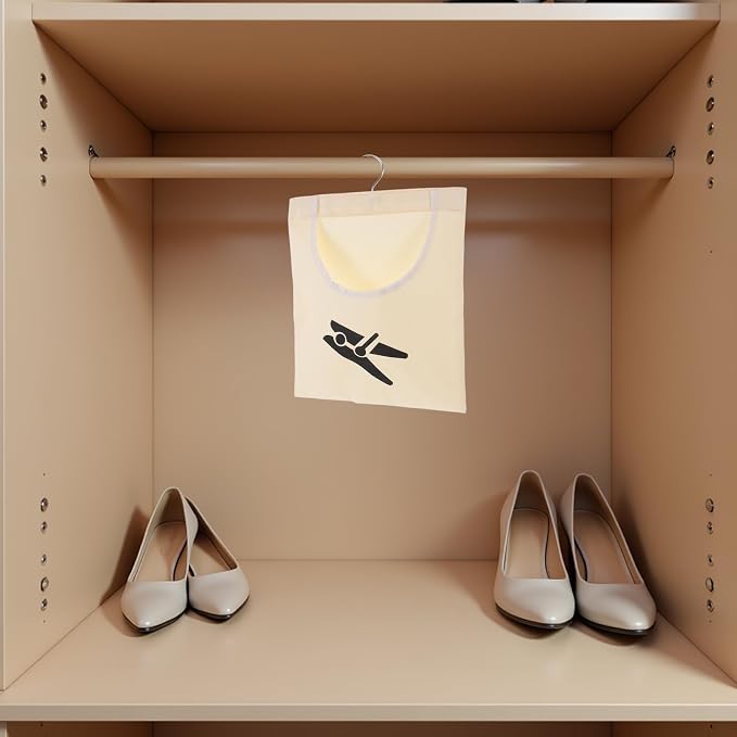 Clothespin Storage Bag | Laundry Clips Holder - Image 4