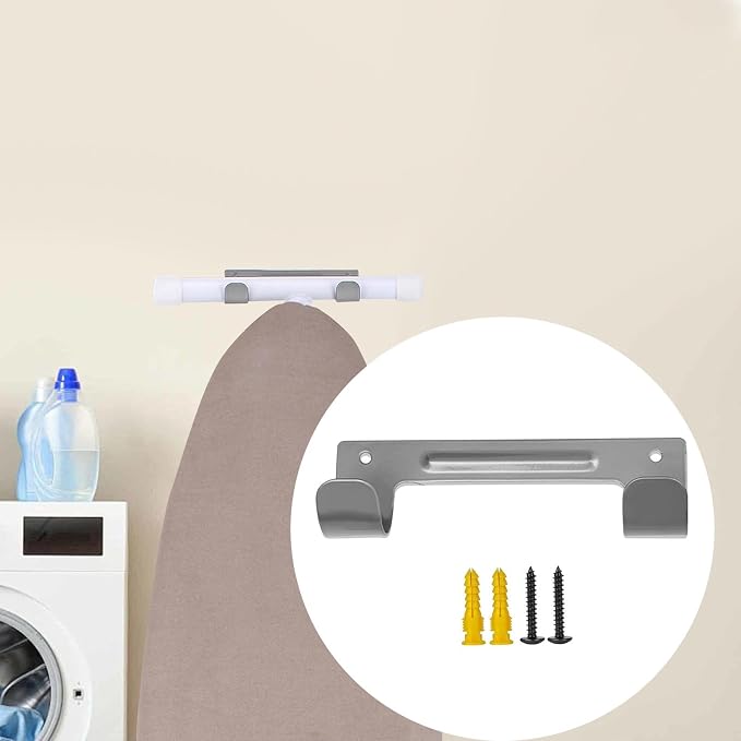 Ironing Board Hanger Ironing Board Hook Metal Easy Installation Ironing Board - Image 4