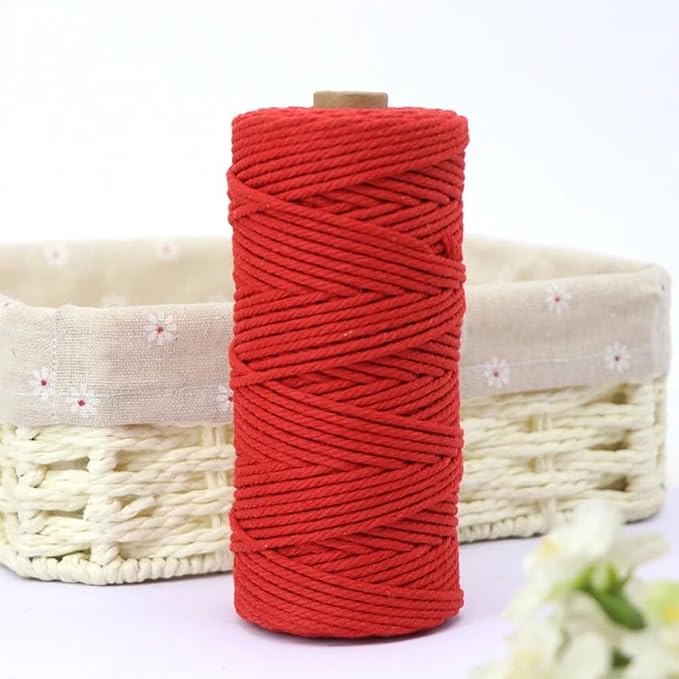 2/3/4mm Twine Cotton Colored Bakers Twine 109Yard Macrame Cord by Unknown