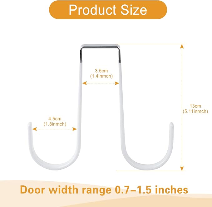 Double Sided Over The Door Hooks - Image 2