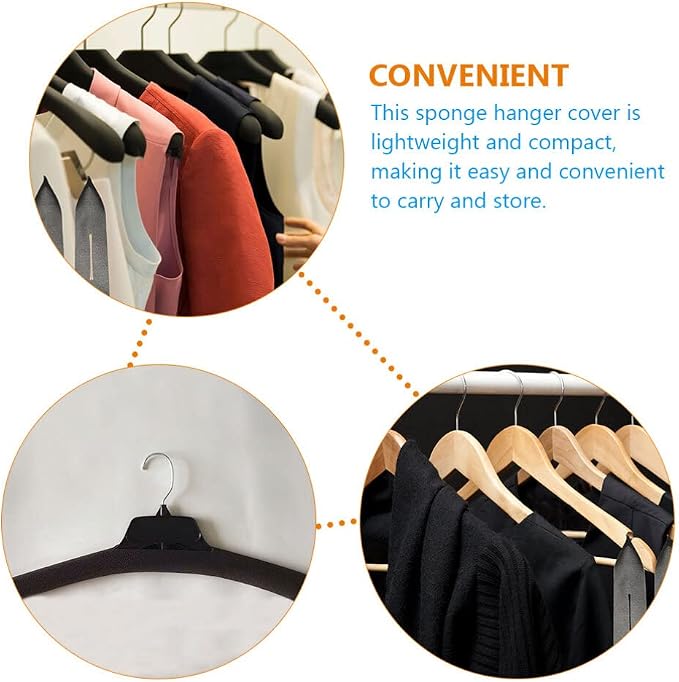 VOSAREA 50pcs - Hanger Covers Soft Sponge Protector - Image 3