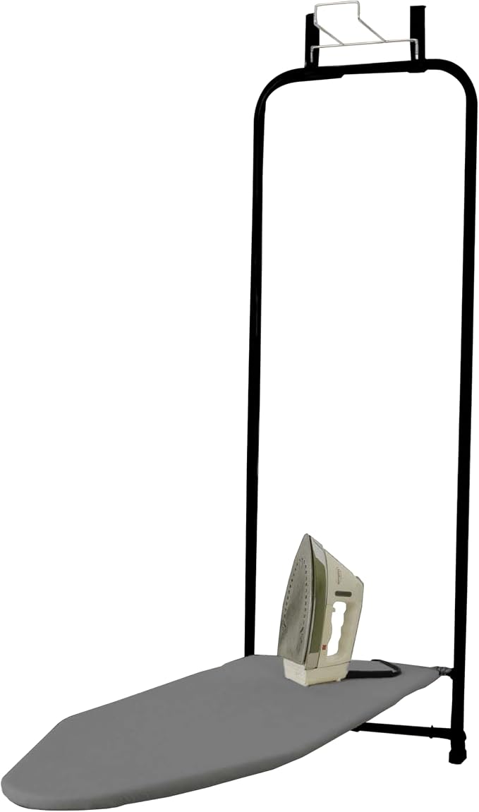 Household Essentials Over The Door Ironing Board, Self-Closing, Slim and Compact - Image 5