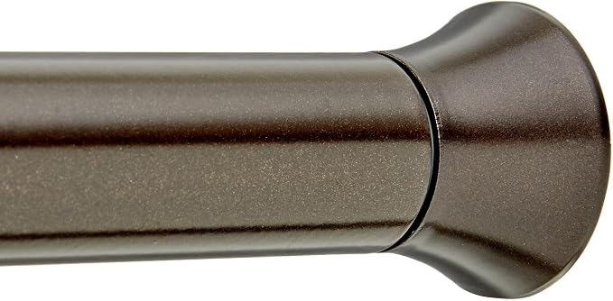 Amazon Basics Shower Curtain Tension Rod, Adjustable Length by AmazonBasics