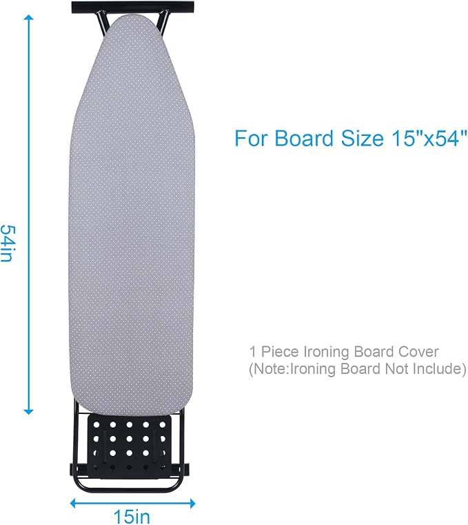 BNDX Ironing Board Cover Standard Size Reflective 4 Layers Thick Padding - Image 5