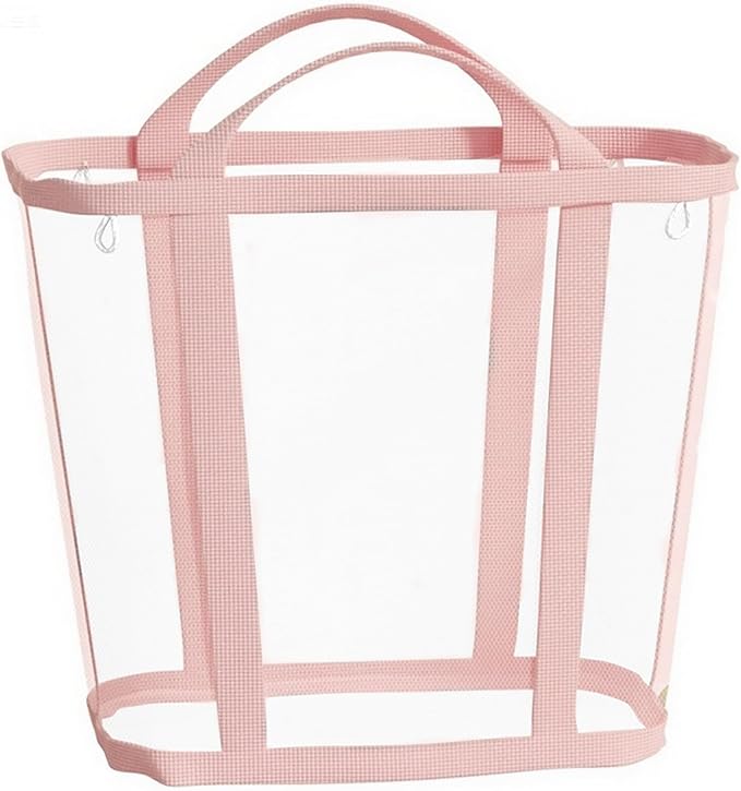 Collapsible Laundry Caddy, Mesh Laundry Tote, Foldable Clothes Storage Basket by Msstoodun