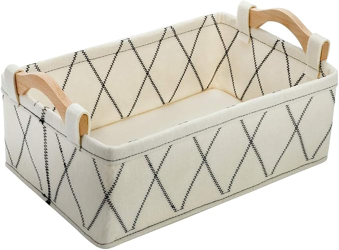 Small Storage Baskets Toy Storage Organizer Rectangle Basket Empty Gift Baskets by KWLET